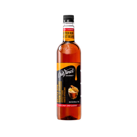 DaVinci Gourmet Classic Butter Rum Syrup, 750ml - Java Estate Roastery