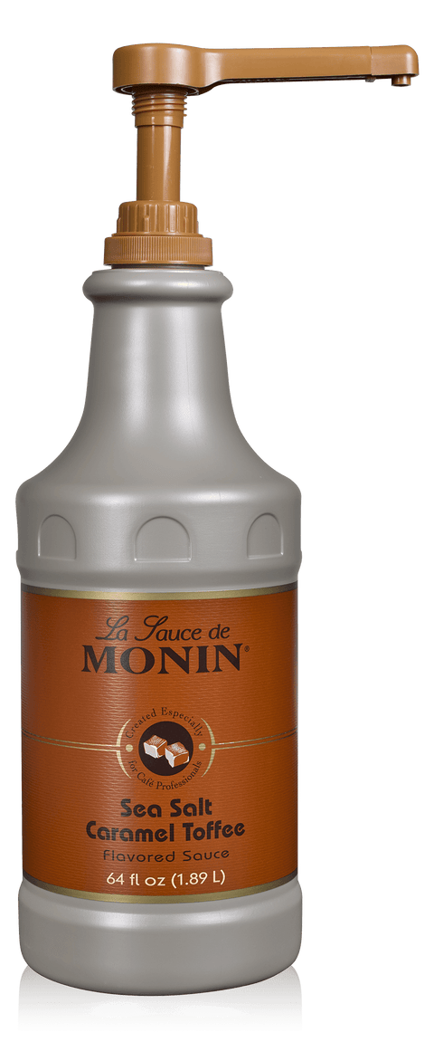 Monin Sea Salt Caramel Toffee Sauce, 64 oz - Java Estate Roastery