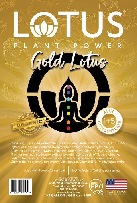 Lotus Gold Energy Concentrate, 64 oz - Java Estate Roastery