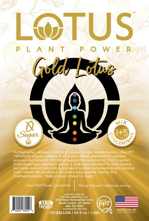 Lotus Skinny Gold Energy Concentrate, 64 oz - Java Estate Roastery