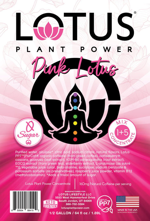 Lotus Skinny Pink Energy Concentrate, 64 oz - Java Estate Roastery