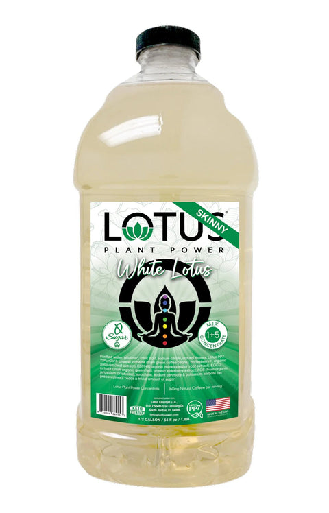 Lotus Skinny White Energy Concentrate, 64 oz - Java Estate Roastery