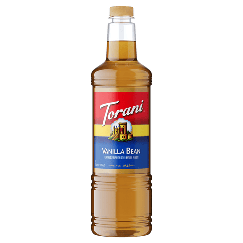 Torani Vanilla Bean Syrup, 1L PET - Java Estate Roastery