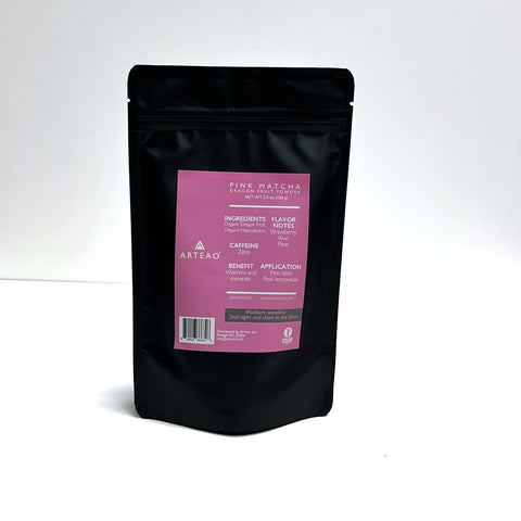 ARTEAO Pink Matcha "Dragon Fruit Powder" 3.5oz bag - Java Estate Roastery