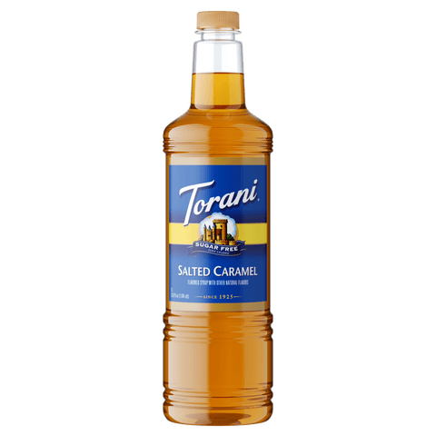 Torani Sugar Free Salted Caramel Syrup, 1L PET - Java Estate Roastery