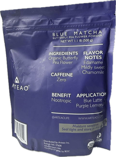 ARTEAO Blue Matcha "Butterfly Pea Flower Powder" 1.1lb bag - Java Estate Roastery