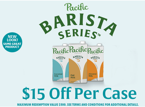 Pacific Foods Barista Series Original 32 oz (OAT) Milk, 12 - Pack - Java Estate Roastery