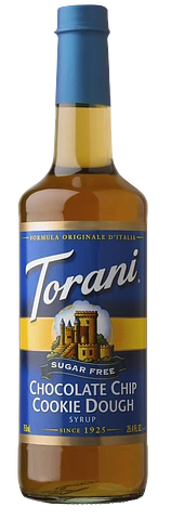 Torani Sugar Free Chocolate Chip Cookie Dough Syrup, 750ml