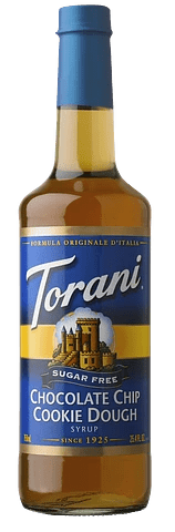 Torani Sugar Free Chocolate Chip Cookie Dough Syrup, 750ml - Java Estate Roastery