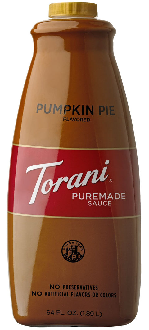 Torani Pumpkin Pie Sauce, 64 oz (Seasonal) - Java Estate Roastery