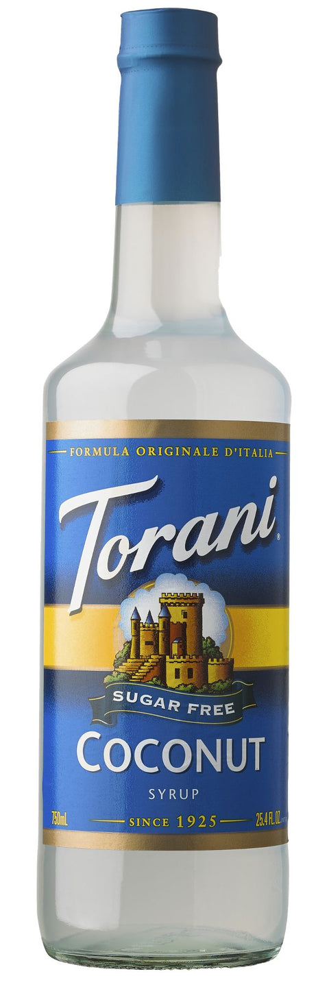 Torani Sugar Free Coconut Syrup, 750ml - Java Estate Roastery
