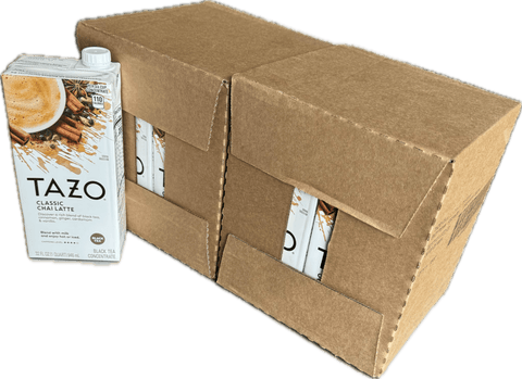 TAZO Classic Chai Latte Concentrate, 12 x 32oz Cartons - Java Estate Roastery