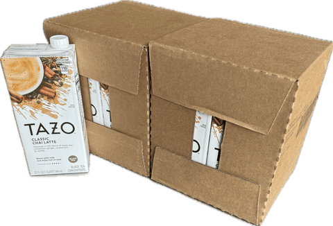 TAZO Classic Chai Latte Concentrate, 12 x 32oz Cartons - Java Estate Roastery