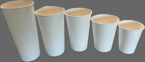 SOLO White Paper Hot Cups - Java Estate Roastery