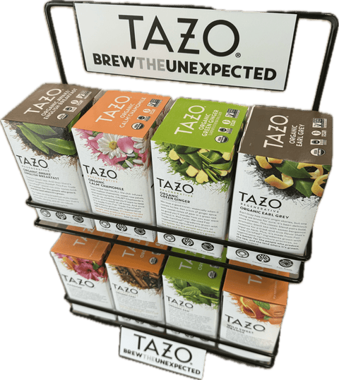 TAZO Tea, 8 Carton Display Rack - Java Estate Roastery