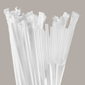 10.25" Clear Individually - Wrapped Straws, 2,000 Count - Java Estate Roastery