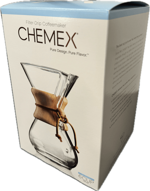 Chemex Pour Over Classic Coffeemaker, 6 cup/33 oz - Java Estate Roastery