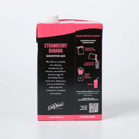 DaVinci Gourmet Strawberry Banana Smoothie, 48oz - Java Estate Roastery