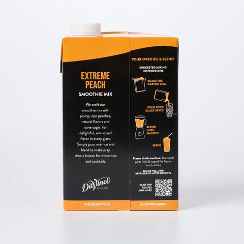 DaVinci Gourmet Extreme Peach Smoothie, 48oz - Java Estate Roastery