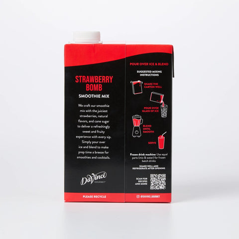 DaVinci Gourmet Strawberry Bomb Smoothie, 48oz - Java Estate Roastery