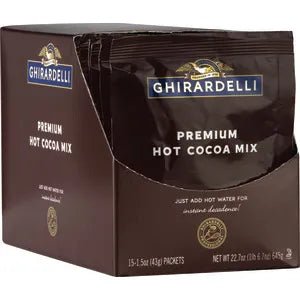 Ghirardelli Double Chocolate Hot Cocoa Mix, 90 count, 0.85 oz Packets - Java Estate Roastery