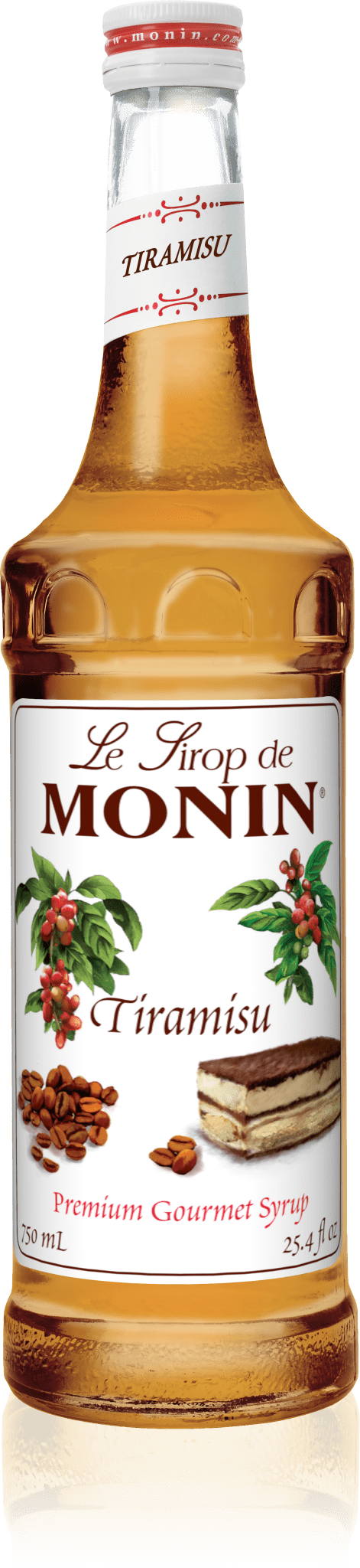 Monin Tiramisu Syrup, 750ml - Java Estate Roastery