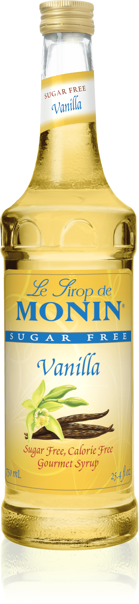 Monin Sugar Free Vanilla Syrup, 750ml - Java Estate Roastery