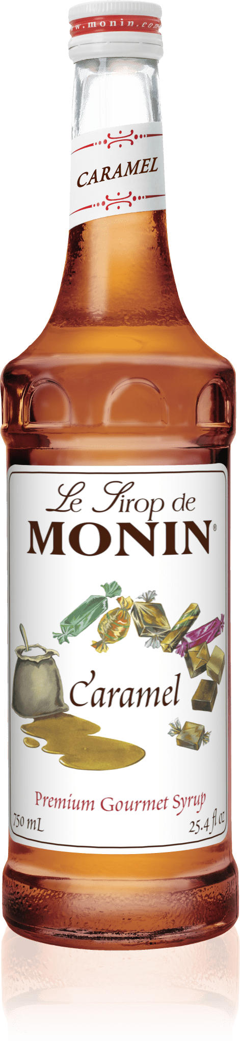 Monin Caramel Syrup, 750ml - Java Estate Roastery