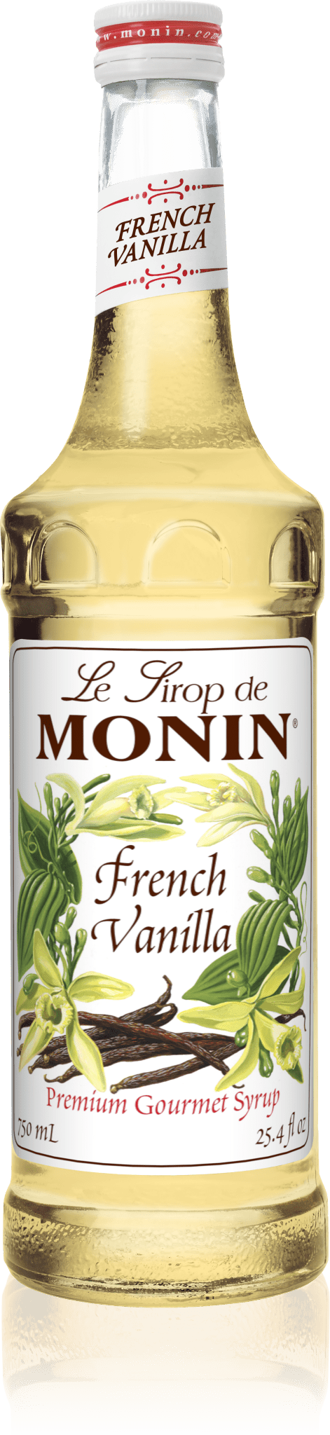 Monin French Vanilla Syrup, 750ml - Java Estate Roastery