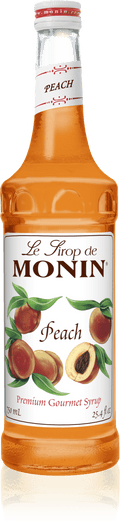 Monin Peach Syrup, 750ml - Java Estate Roastery