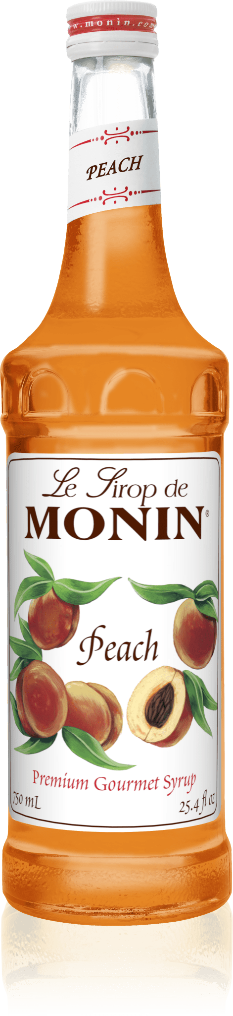 Monin Peach Syrup, 750ml - Java Estate Roastery