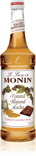 Monin Toasted Almond Mocha Syrup, 750ml - Java Estate Roastery