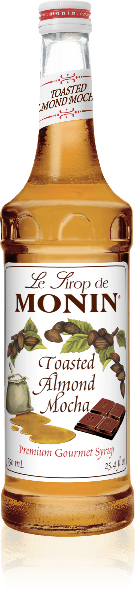 Monin Toasted Almond Mocha Syrup, 750ml - Java Estate Roastery