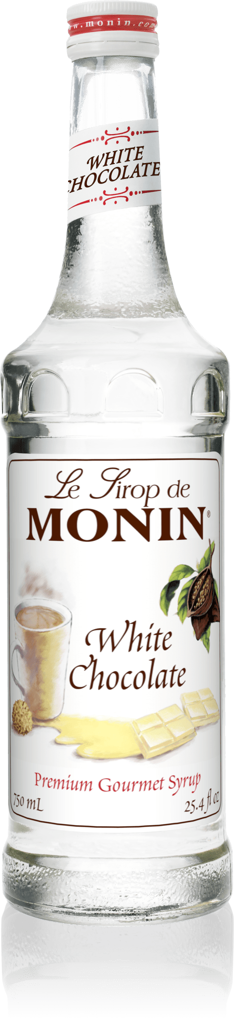 Monin White Chocolate Syrup, 750ml - Java Estate Roastery