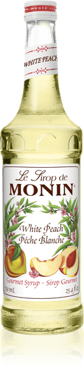 Monin White Peach Syrup, 750ml - Java Estate Roastery