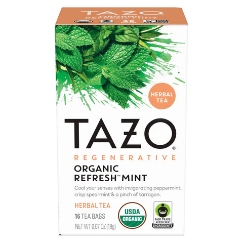 TAZO Organic Refresh Mint Tea, 16ct - Java Estate Roastery