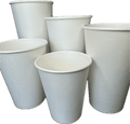 SOLO White Paper Hot Cups - Java Estate Roastery