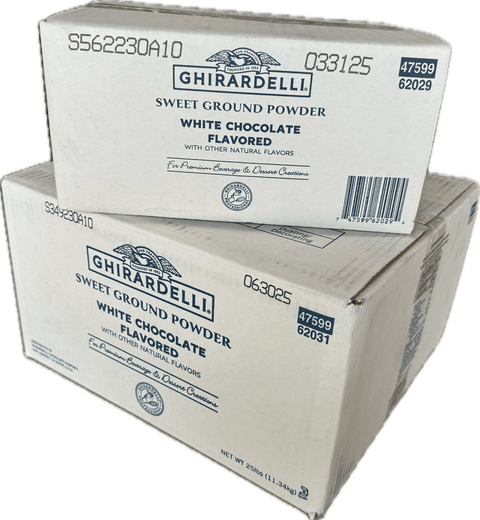 Ghirardelli Classic White Chocolate Powder, 10 or 25 lb Box - Java Estate Roastery