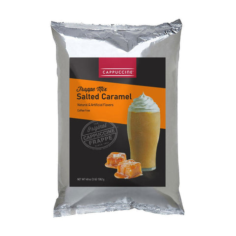 Cappuccine Salted Caramel Frappe Powder, 3 lb Bag - Java Estate Roastery