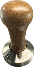 Motta Professional Wood Knob / Stainless Espresso Tamper, 58mm base - Java Estate Roastery