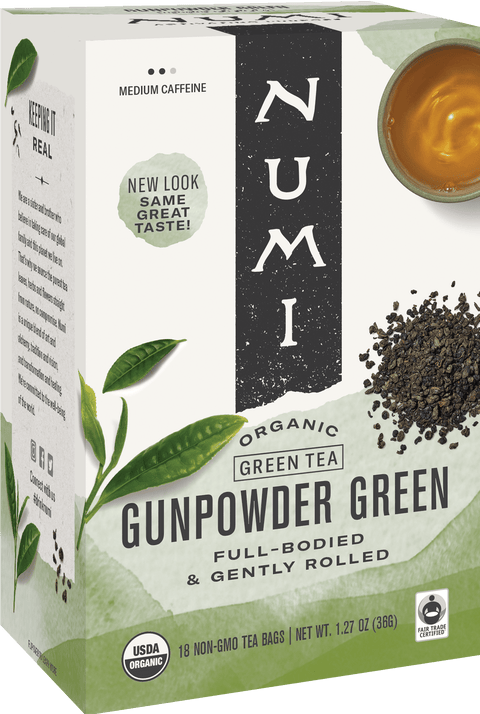 Numi Gunpowder Green Tea (18 Tea Bags) - Java Estate Roastery