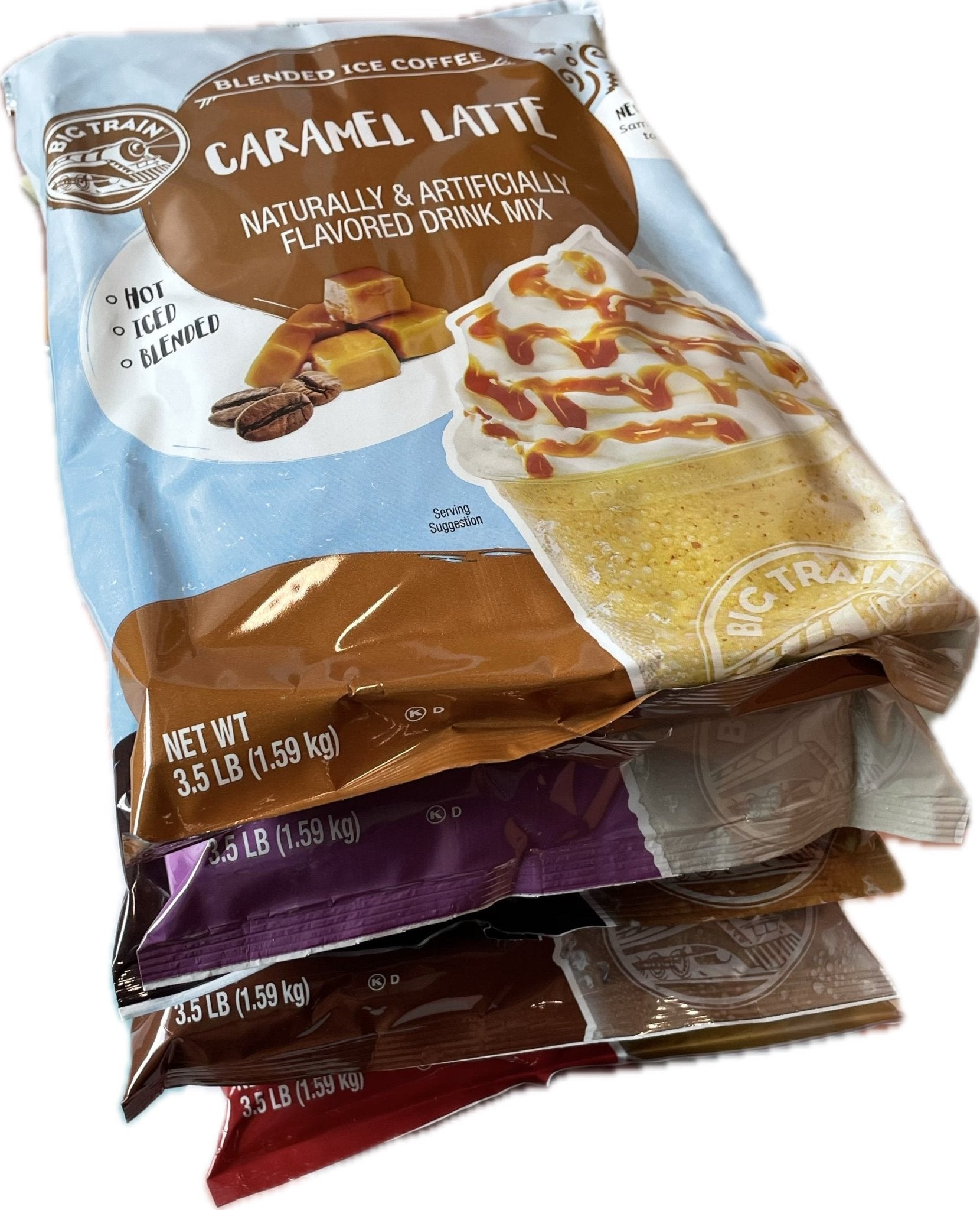 Java Estate Email Big Train Beverage Powder 5-Pack Mix & Match – Chai, Frappe & More ...