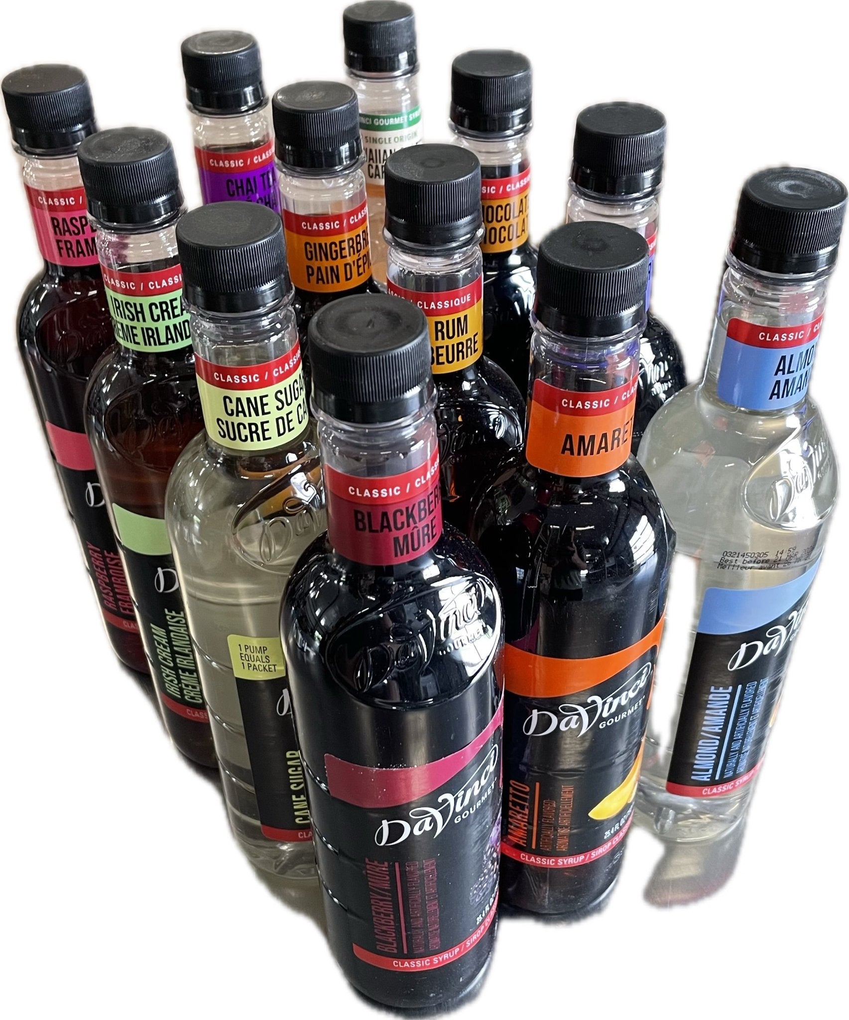 Java Syrup DaVinci Gourmet Syrup 12-Pack Mix & Match – Build Your Own Syrup Case ...