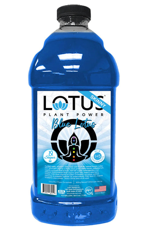 Lotus Skinny Blue Energy Concentrate, 64 oz - Java Estate Roastery