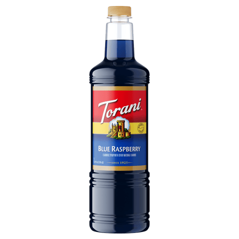Torani Blue Raspberry Syrup, 1L PET - Java Estate Roastery