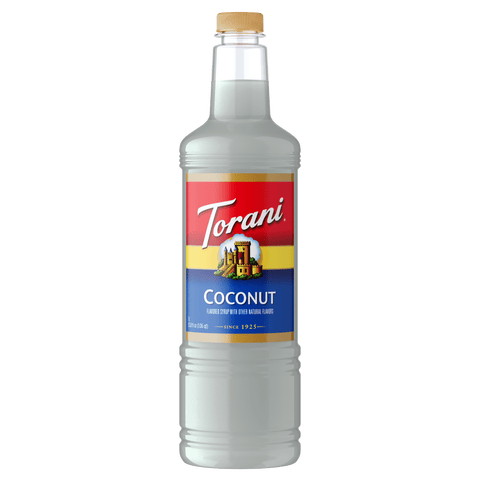 Torani Coconut Syrup, 1L PET - Java Estate Roastery
