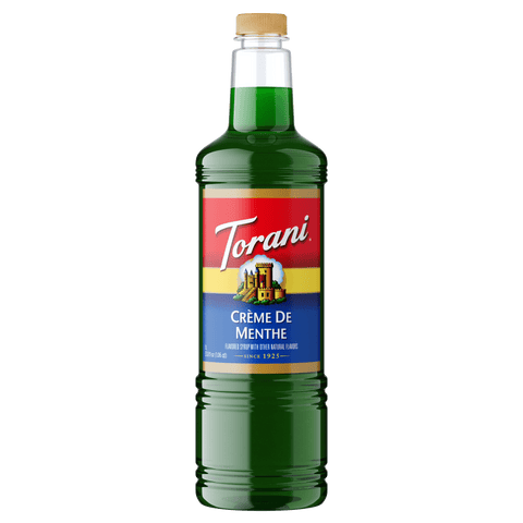 Torani Creme De Menthe Syrup, 1L PET - Java Estate Roastery
