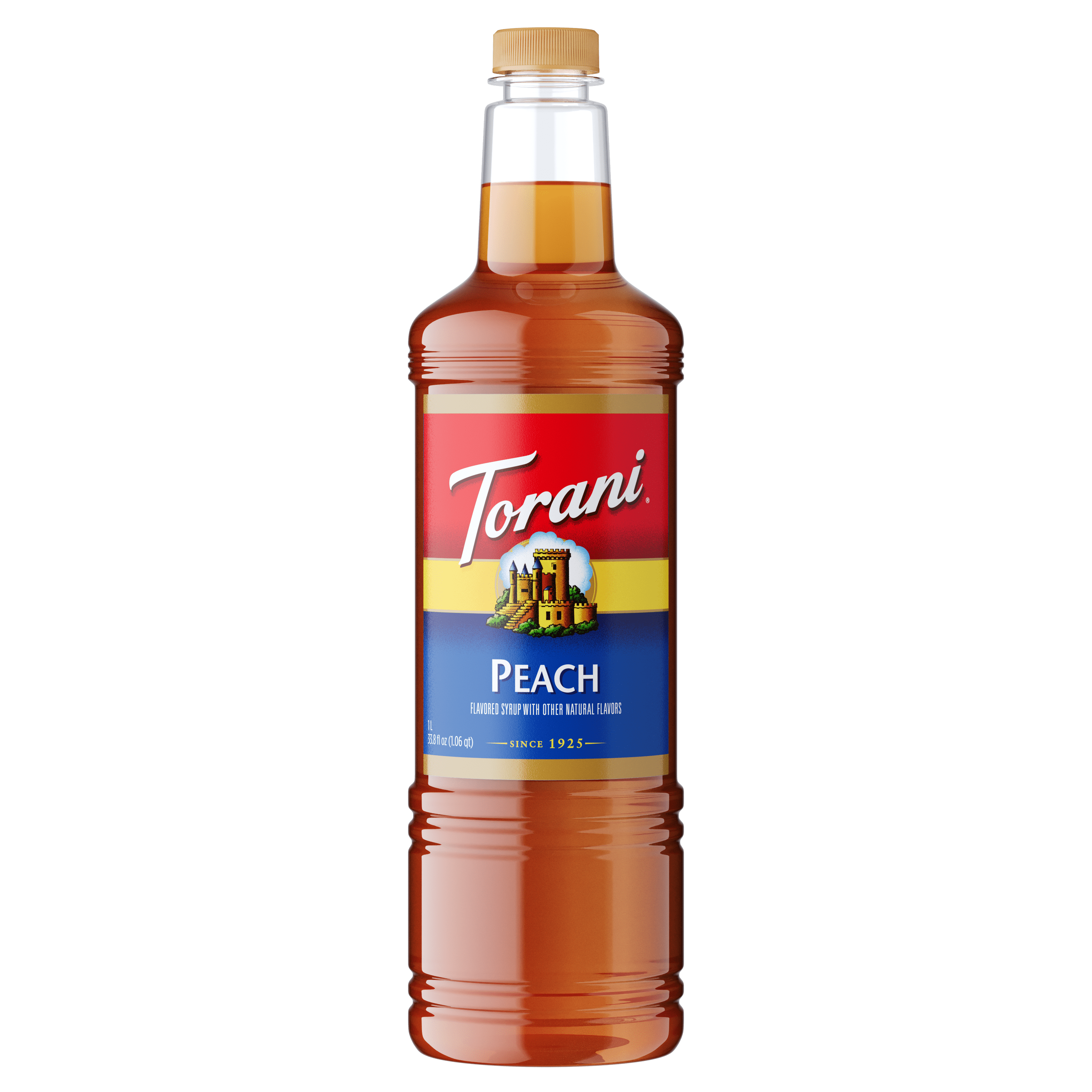 Torani Peach Syrup Wholesale - 1L PET - Java Estate Roastery