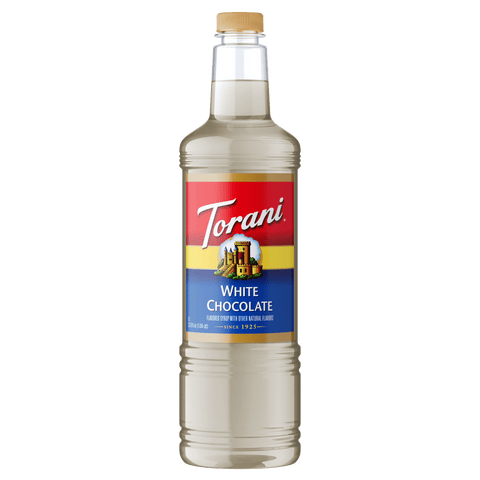 Torani White Chocolate Syrup, 1L PET - Java Estate Roastery