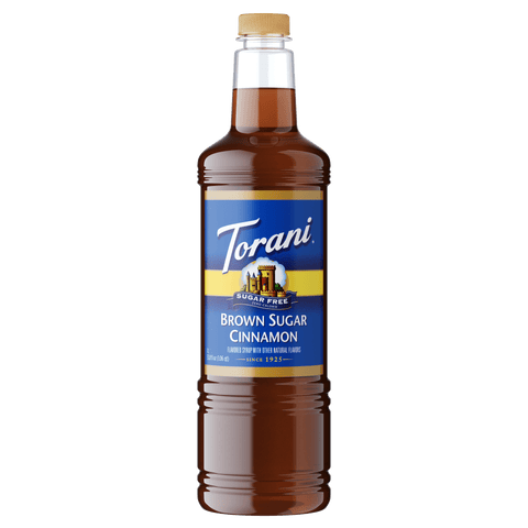 Torani Sugar Free Brown Sugar Cinnamon Syrup, 1L PET - Java Estate Roastery